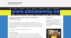 Desktop Screenshot of editietemse.be